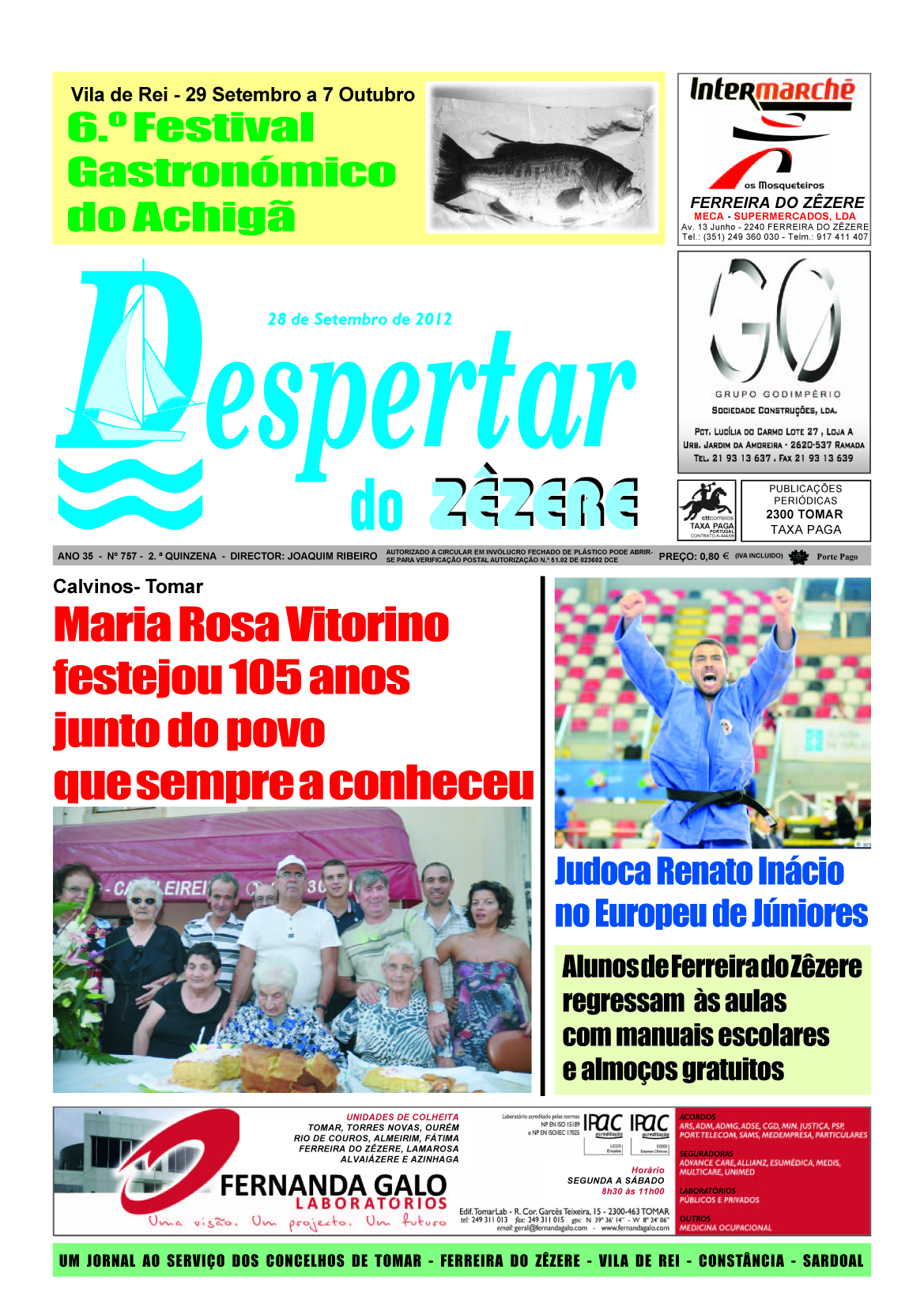 Capa do número 757 de 28 de setembro de 2012