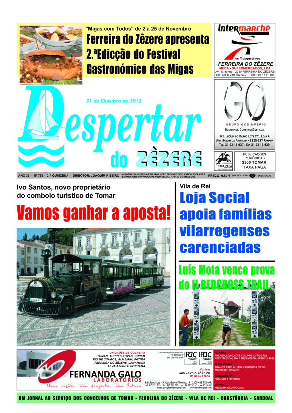 Capa do número 759 de 31 de outubro de 2012