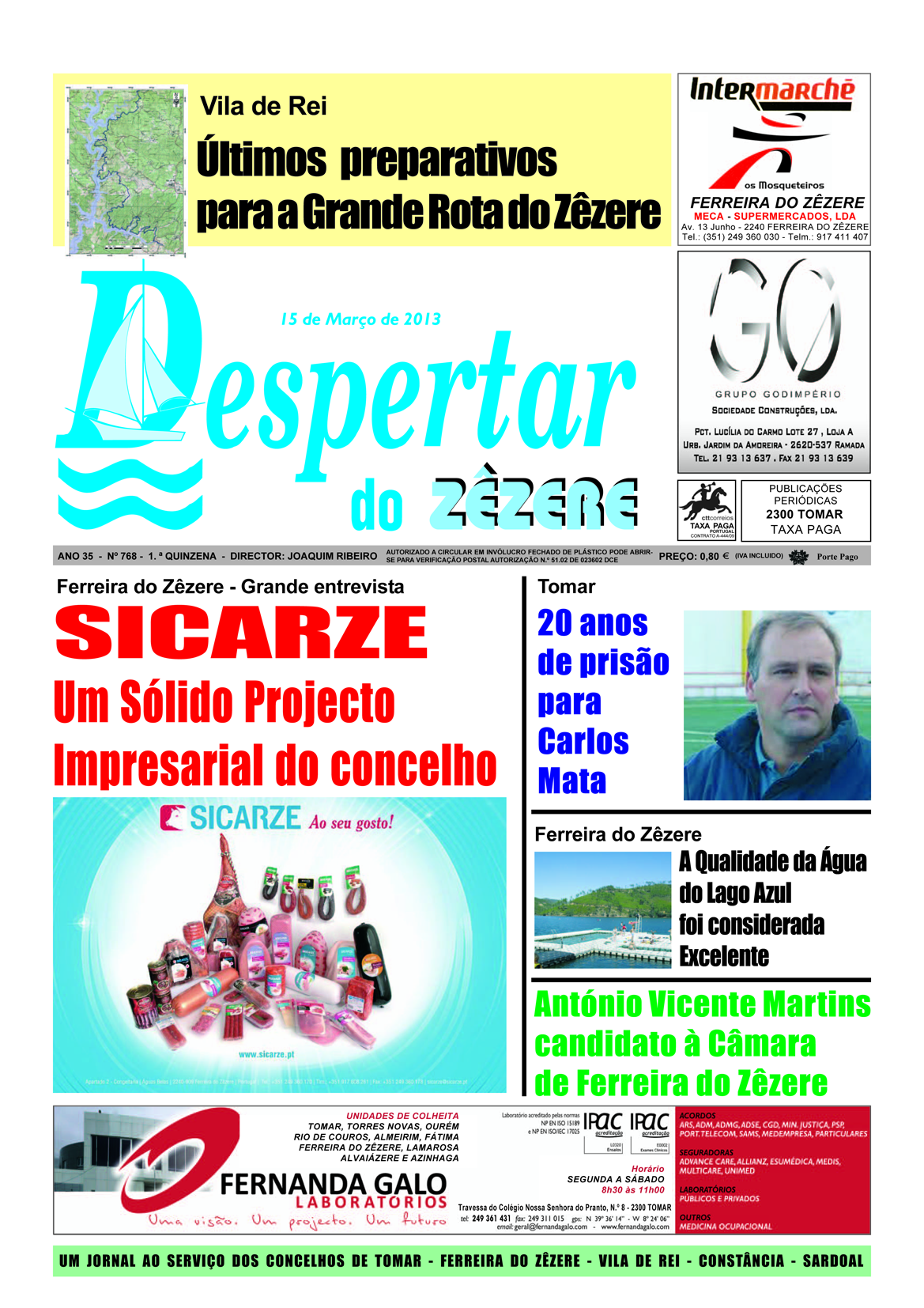 Capa do número 768 de 15 de março de 2013