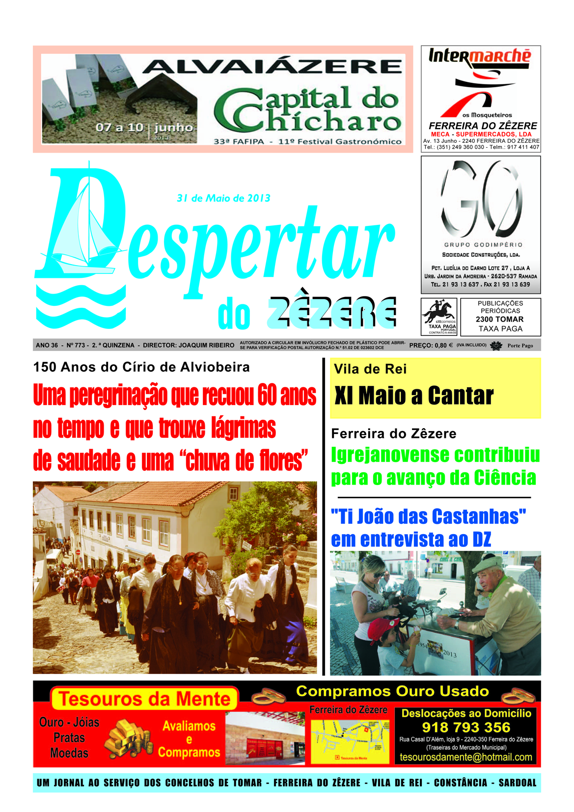 Capa do número 773 de 30 de maio de 2013