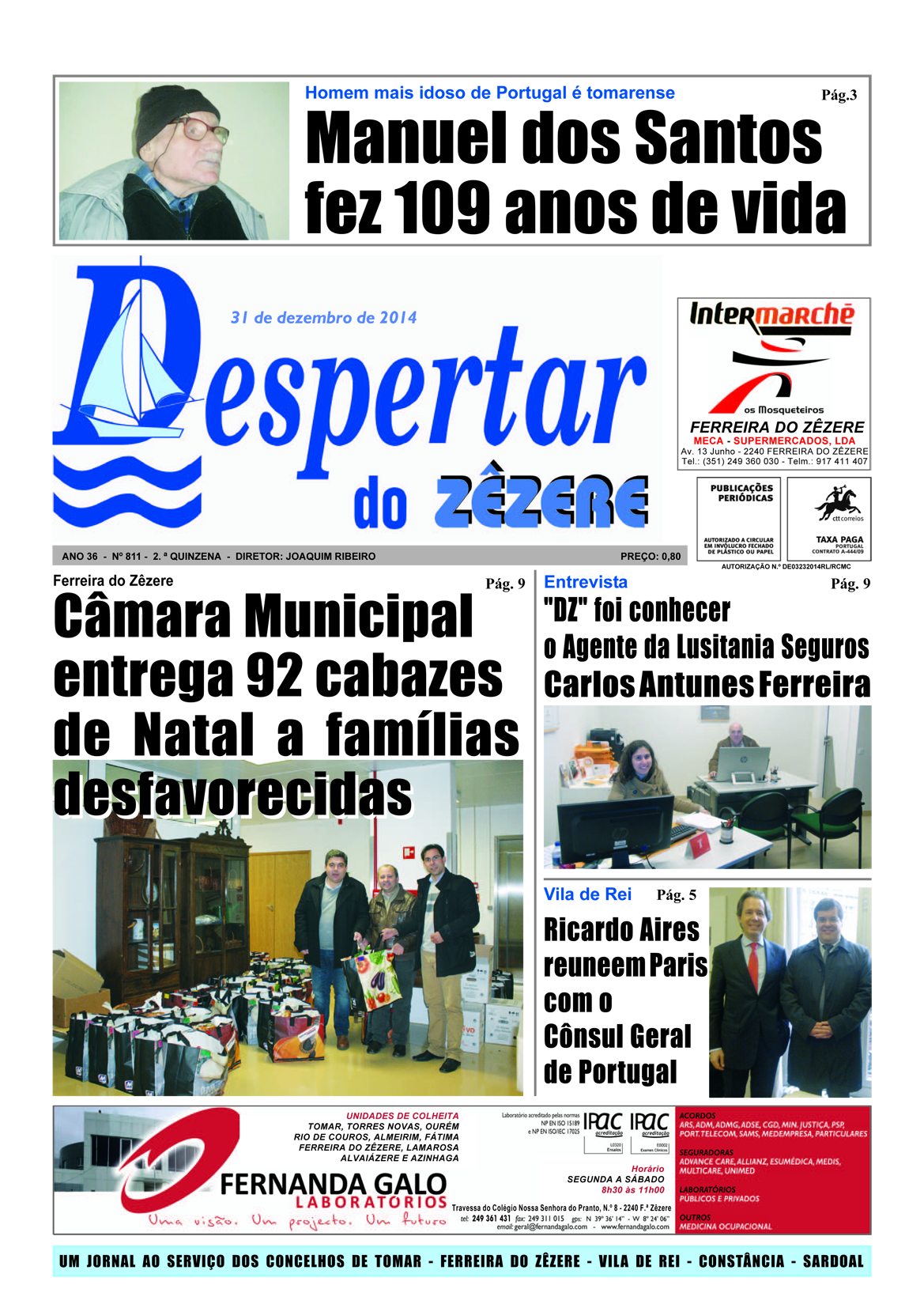 Capa do número 811 de 31 de dezembro de 2014