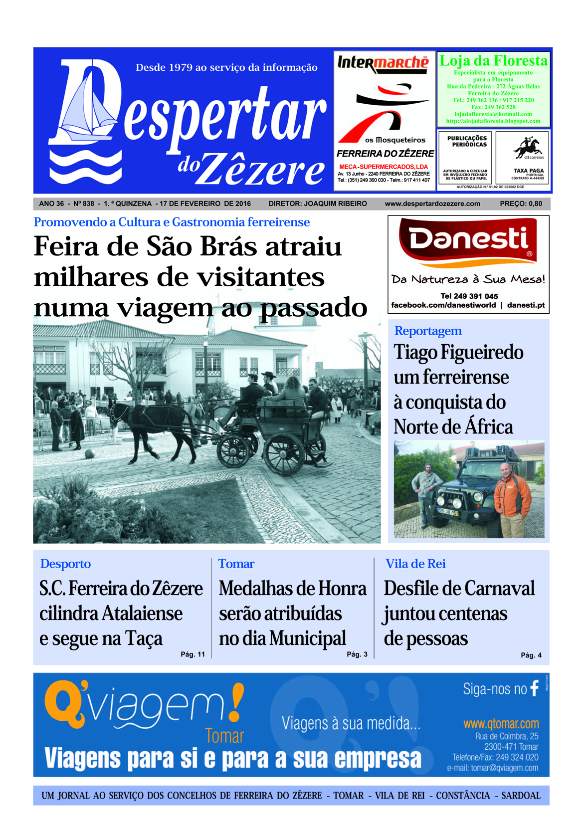 Capa do número 838 de 17 de fevereiro de 2016