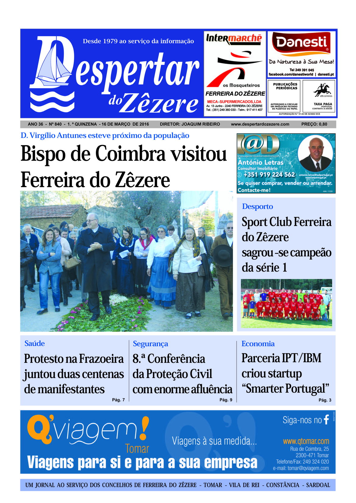 Capa do número 840 de 16 de março de 2016