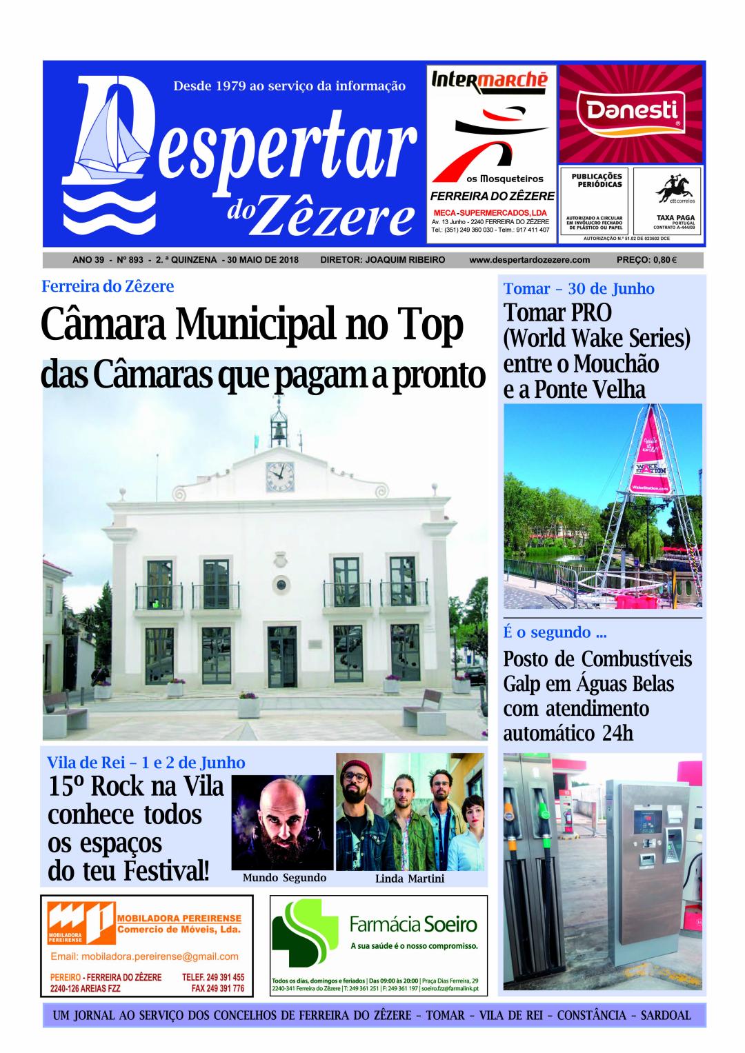 Capa do número 892 de 16 de maio de 2018