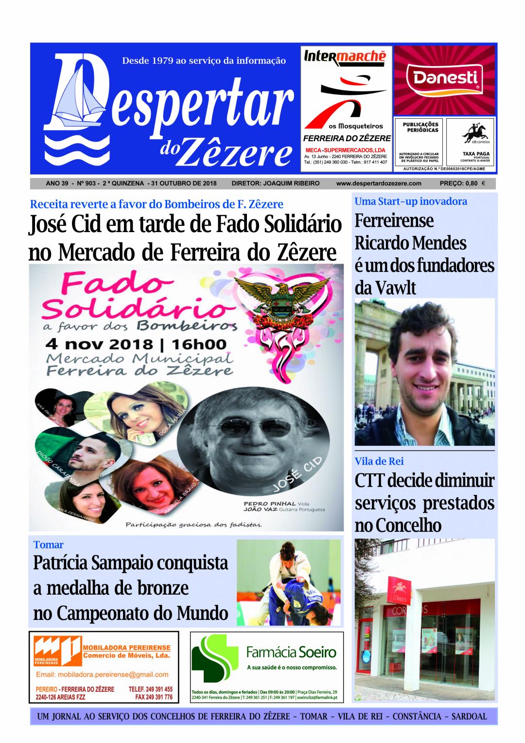 Capa do número 903 de 31 de outubro de 2018