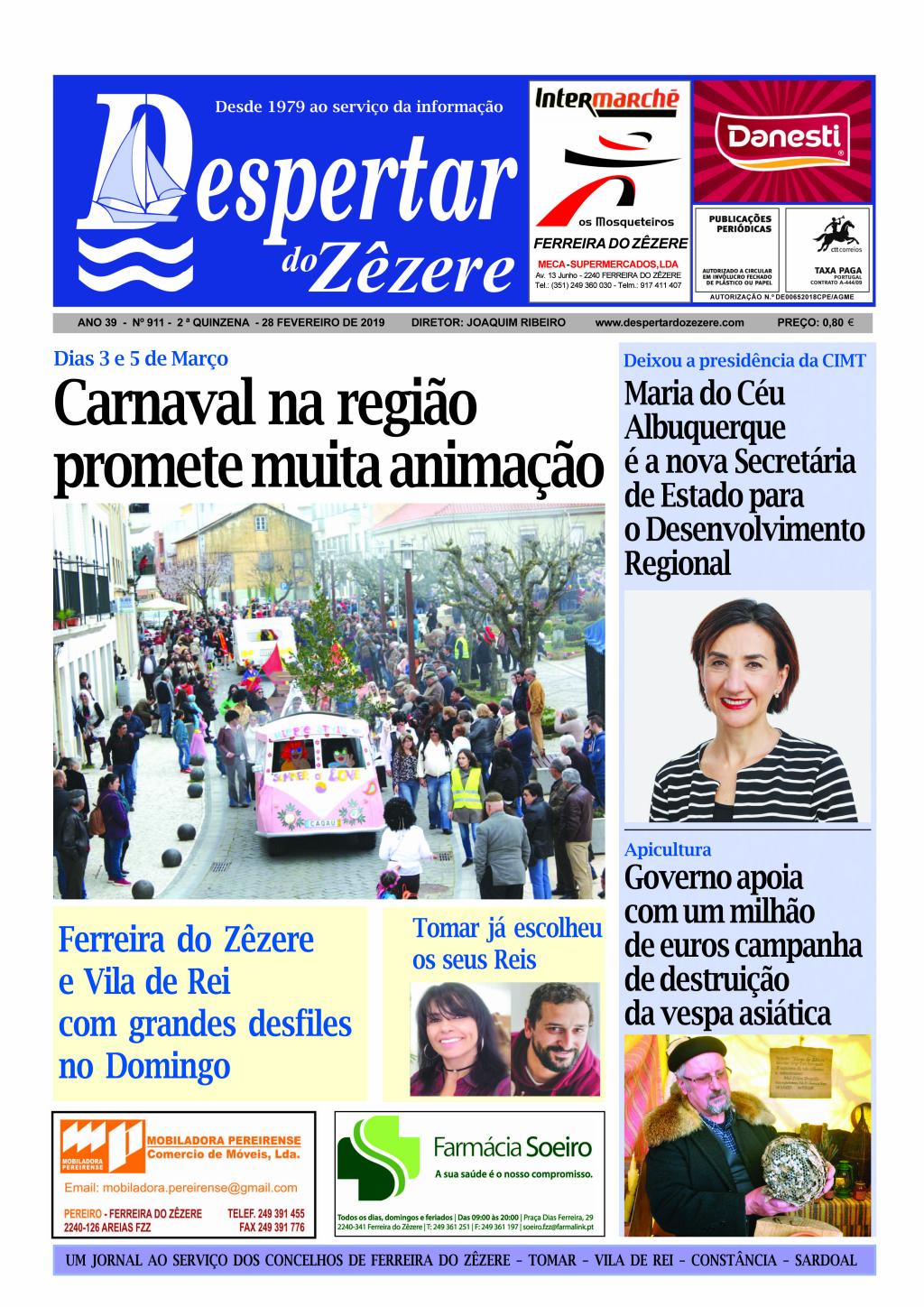 Capa do número 911 de 28 de fevereiro 2019