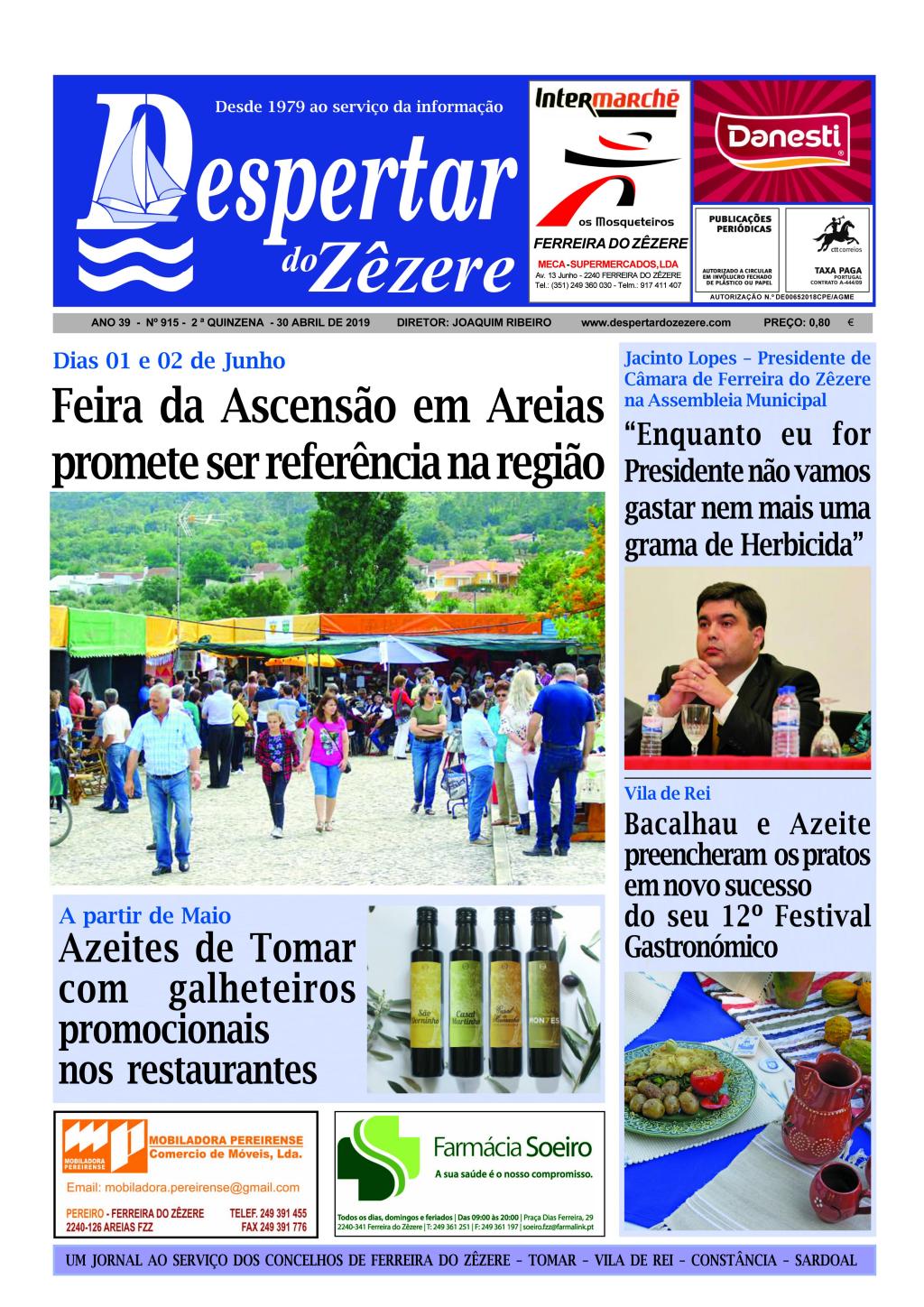 Capa do número 915 de 30 de abril de 2019