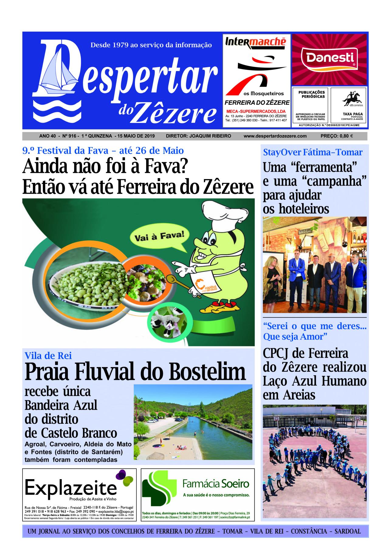 Capa do número 916 de 15 de maio de 2019