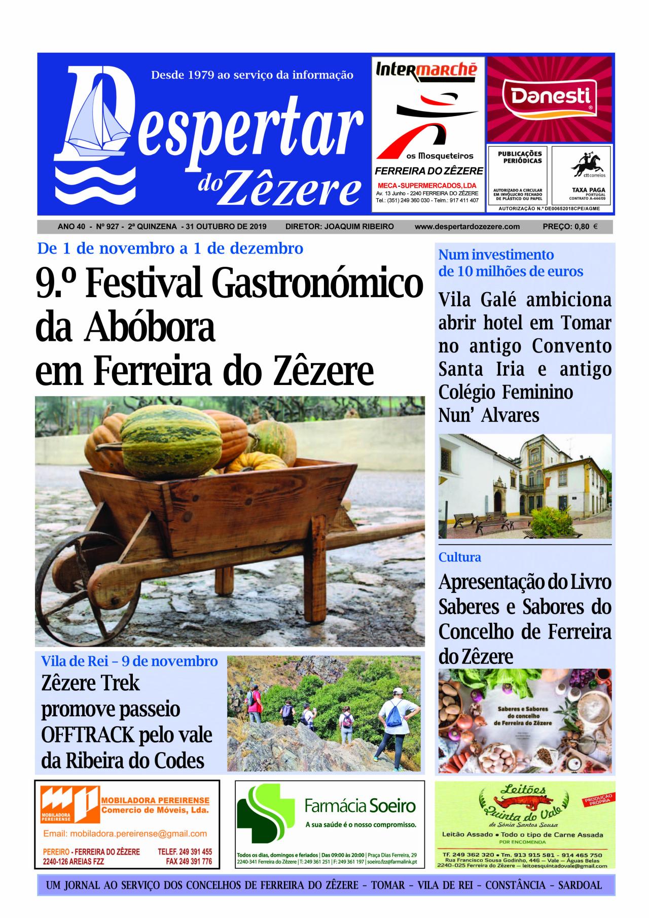 Capa do número 927 de 31 de outubro 2019
