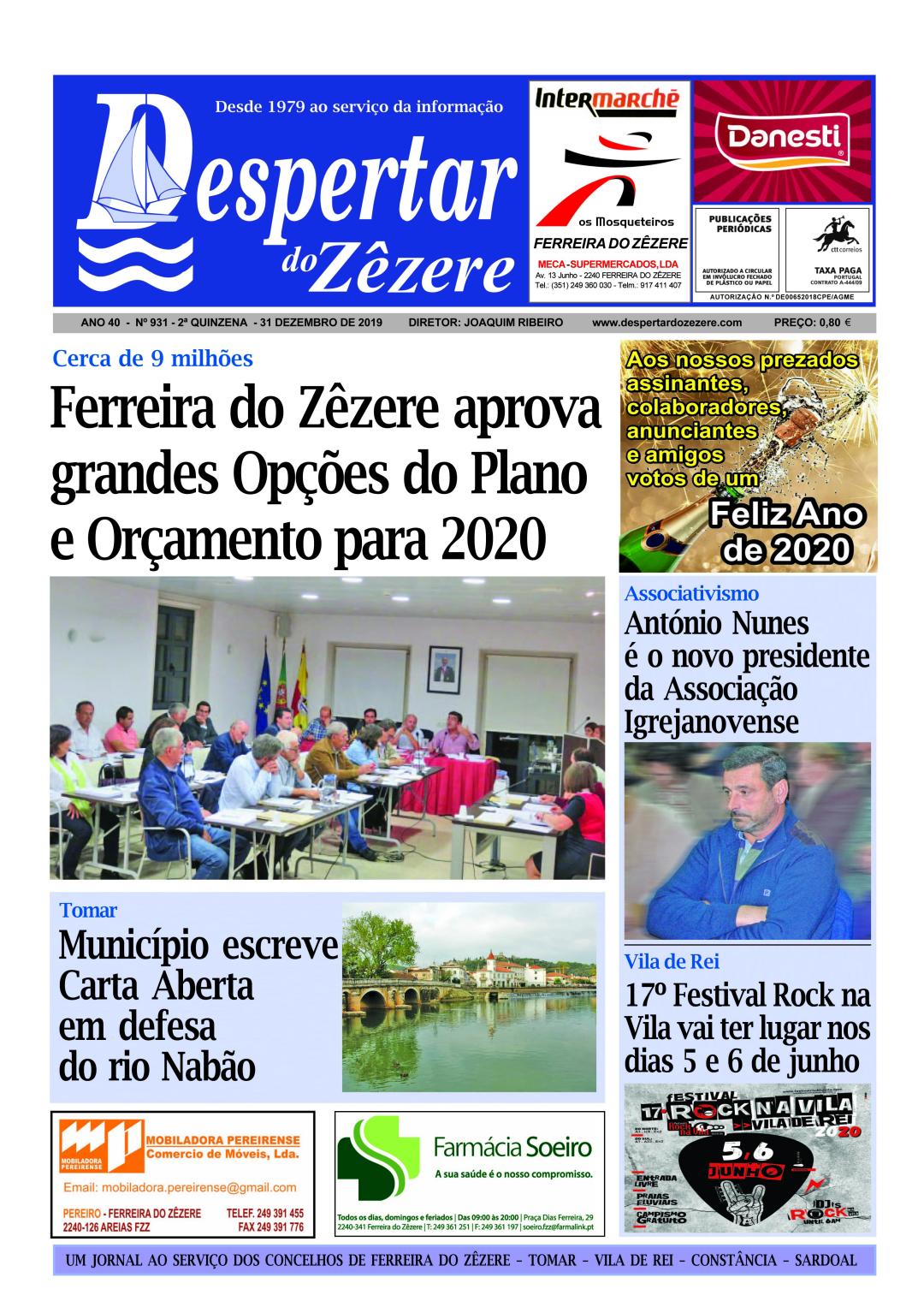 Capa do número 931 de 31 de dezembro de 2019