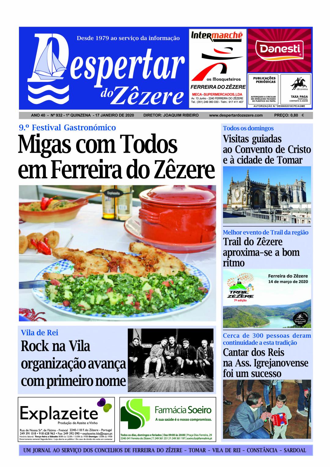Capa do número 932 de 17 de janeiro de 2020