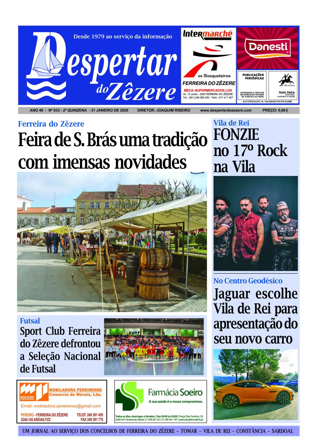 Capa do número 933 de 31 de janeiro de 2020