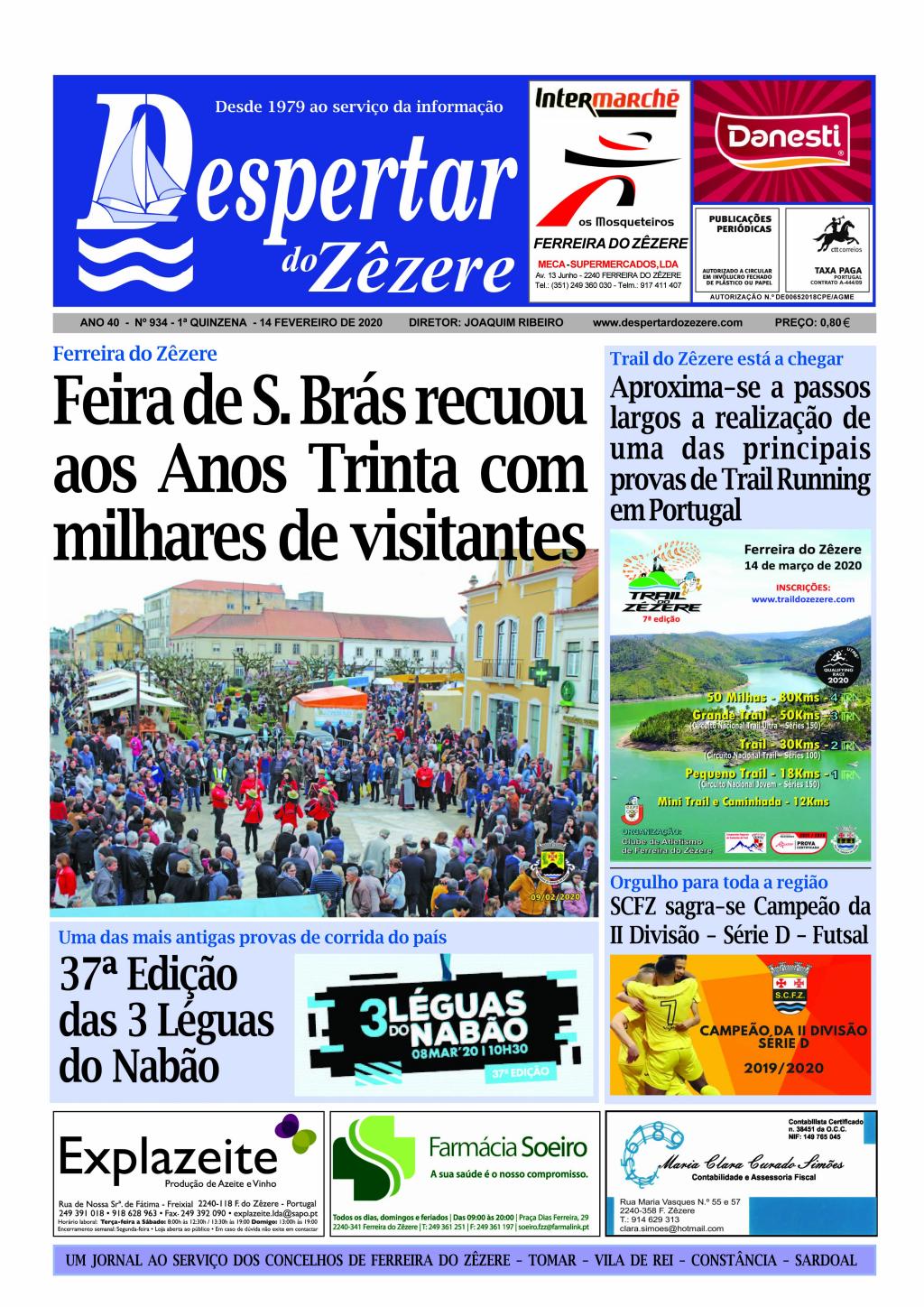 Capa do número 934 de 14 de fevereiro de 2020