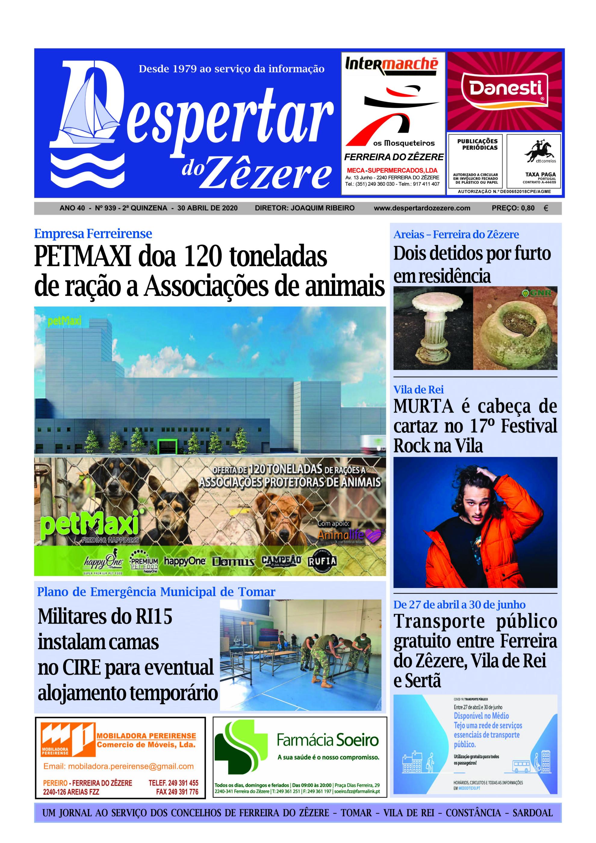 Capa do número 939 de 30 de abril de 2020