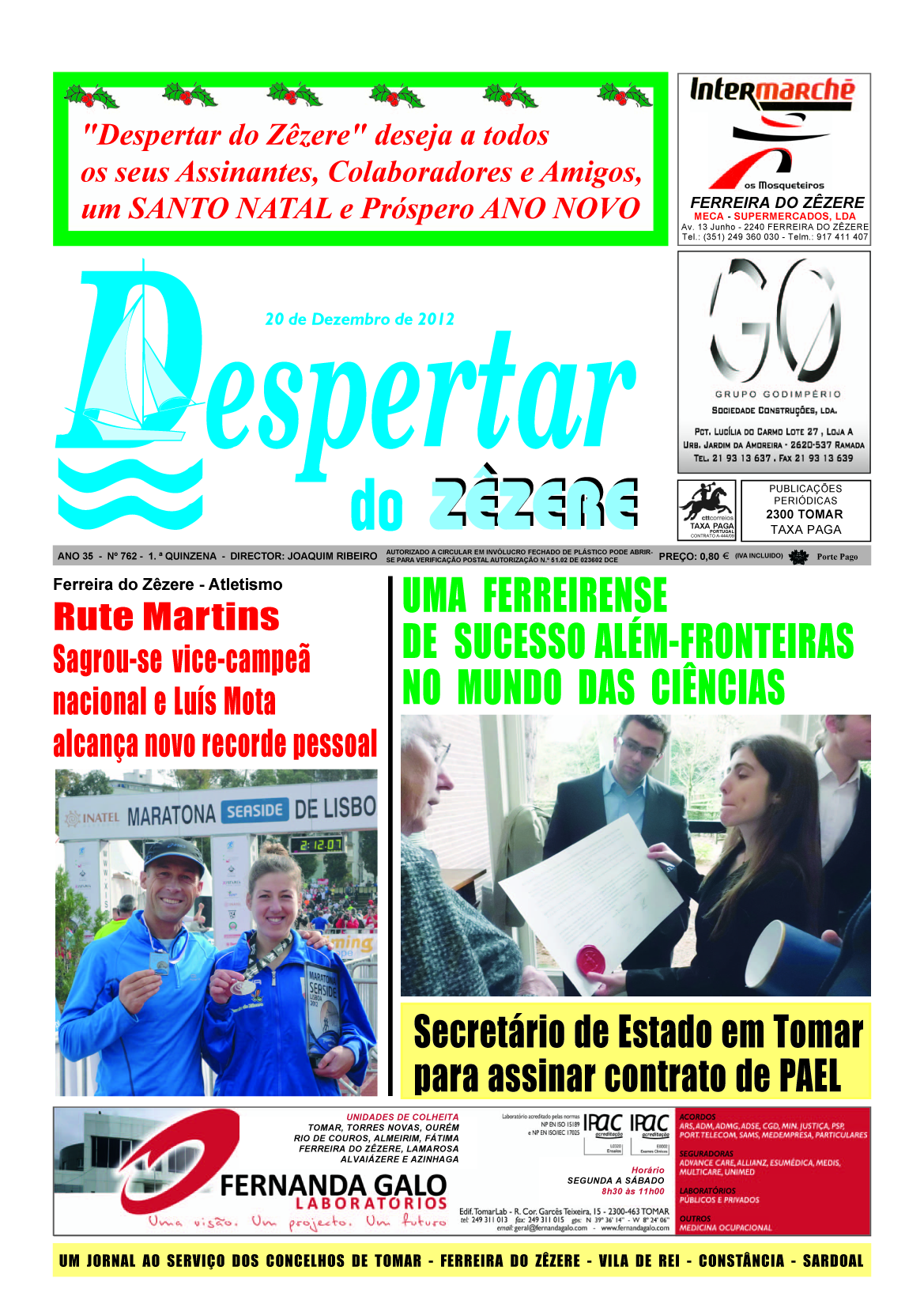 Capa do número 762 de 20 de dezembro de 2012